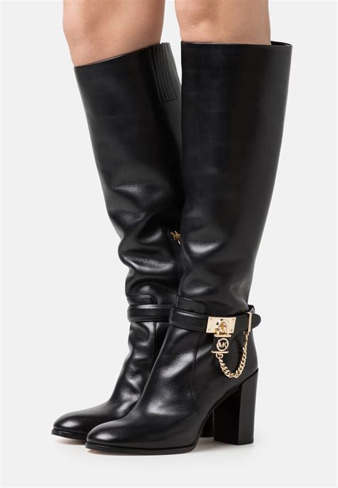 michael kors boot with gold heel|Michael Kors heeled boots.